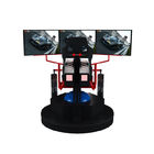 3 डॉफ मोशन सिम्युलेटर कार रेसिंग गेम मशीन 9 डी वीआर इलेक्ट्रिक 3 स्क्रीन