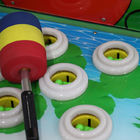 मारो पागल मेंढक हथौड़ा बच्चों सिक्का संचालित खेल मशीन