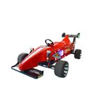 रिमोट कंट्रोल मनोरंजन पार्क किडी सवारी मशीनें एफ 1 रेसिंग कार लाल रंग