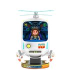 3 डी बड़े हेलीकाप्टर Kiddie सवारी मशीनें इलेक्ट्रिक वीडियो गेम 150W
