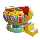 डिस्को मनोरंजन Kiddie मल्टीप्लेयर रेशा + धातु सामग्री के लिए खेल मशीन घुमाओ