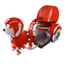 तीन पहिएदार किड्स आर्केड मशीन, मनोरंजन पार्क के लिए पशु आकृति की सवारी पिल्ला रिक्शा