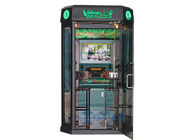 मॉल / स्ट्रीट / पार्क के लिए स्क्रीन के साथ सिक्का पुशर मिनी केटीवी बूथ कराओके मशीन